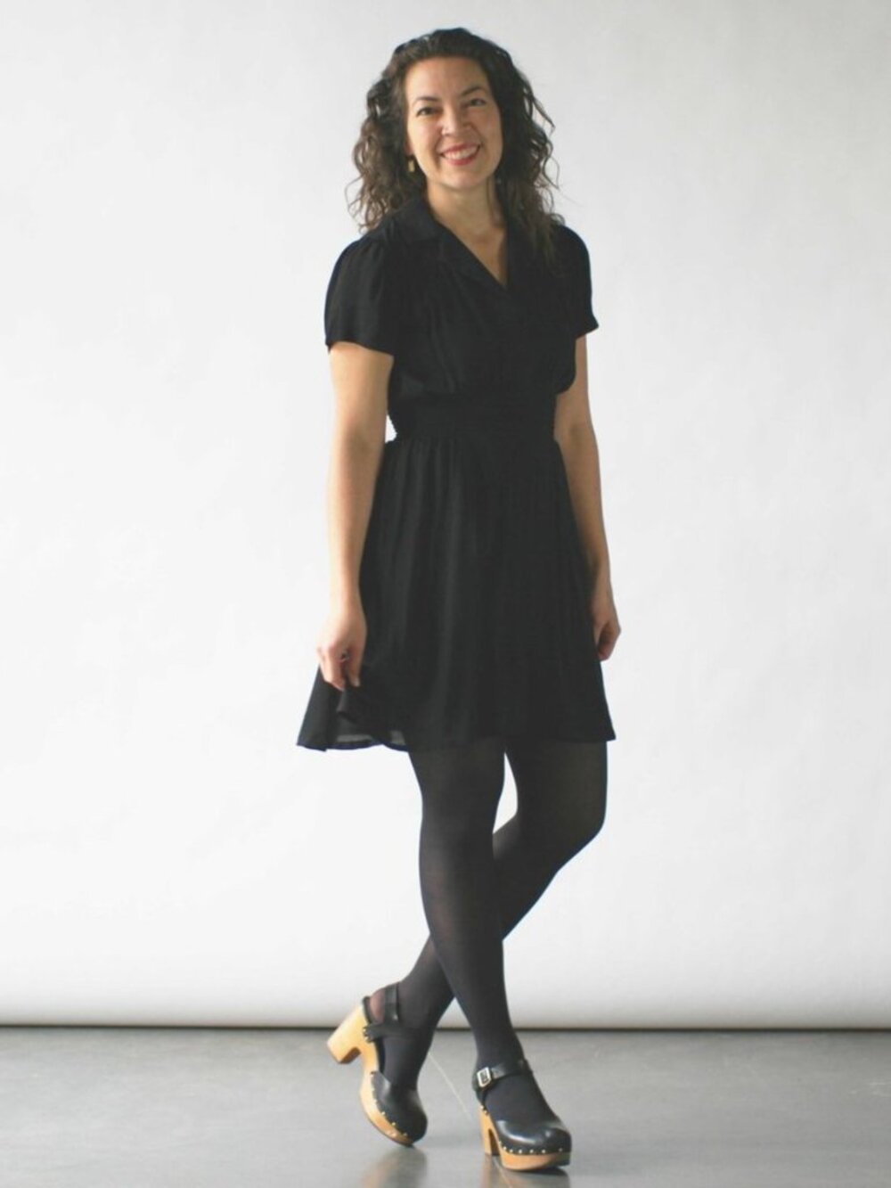 Nooworks Leah Dress Black Mini Pockets XS